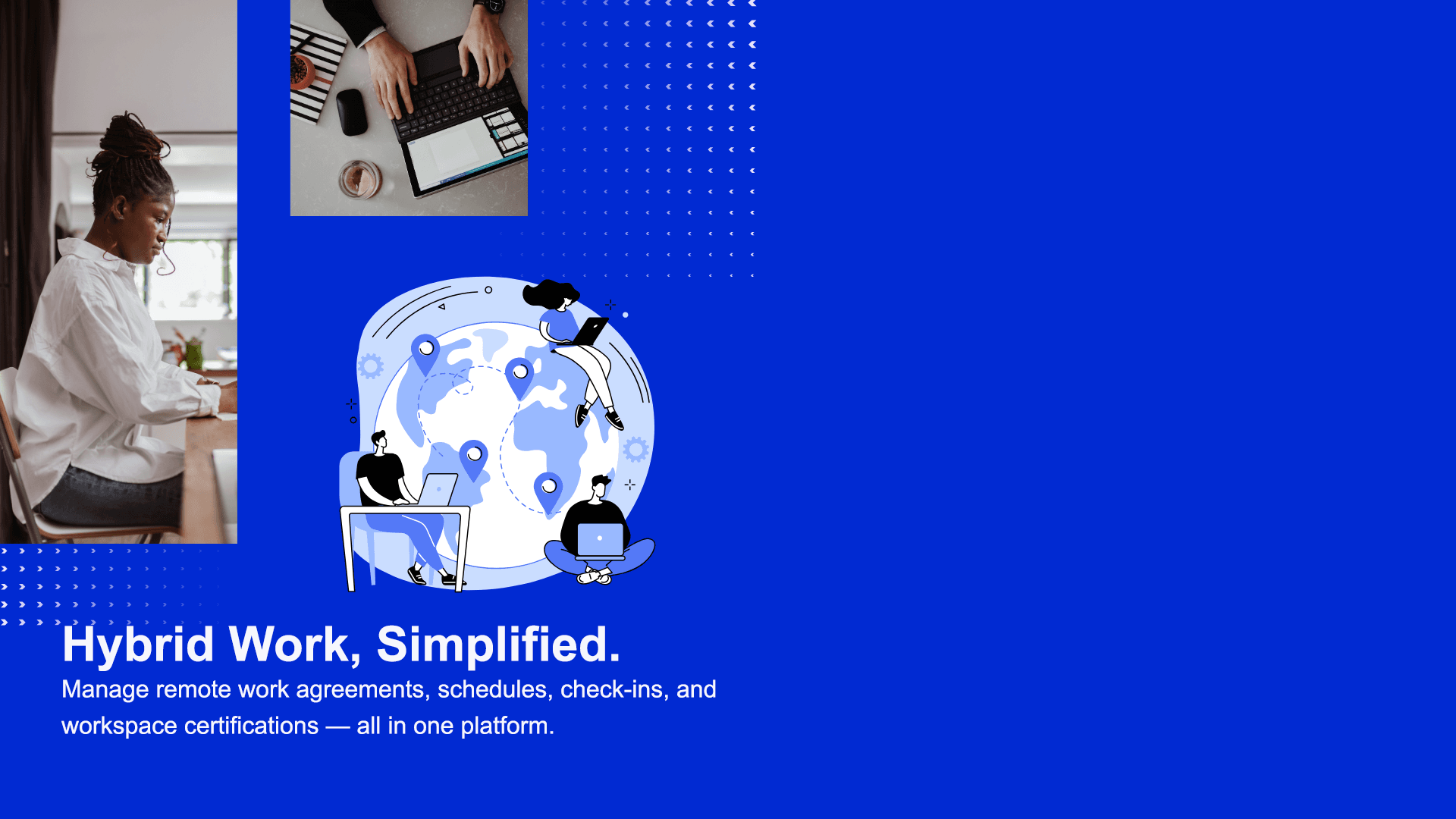 Hybrid work illustration